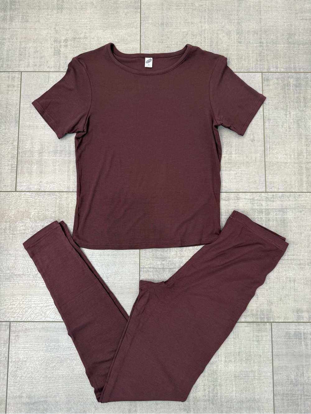 NWT Women’s Parade Organics Modal Super Soft  Pajama Set Size Small Brown